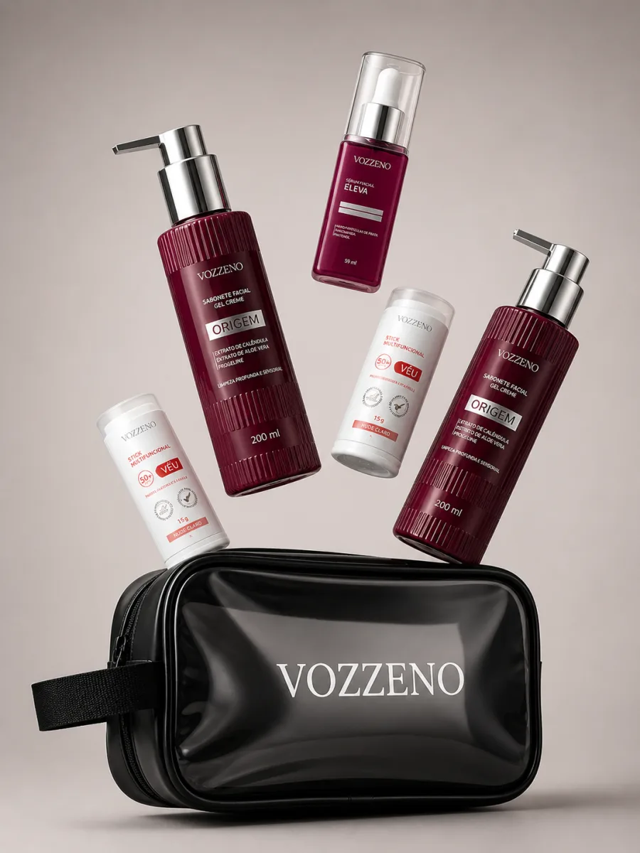 VozzenoSkin - Sabonete + Sérum + Stick Pele