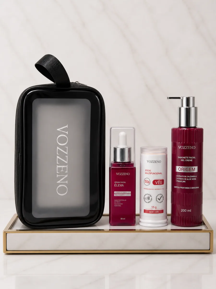 VozzenoSkin - Sabonete + Sérum + Stick Pele